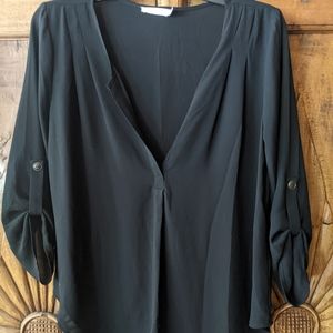 Lush black blouse